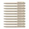 Pentel Calme Ballpoint 10 Oil-Based Pen, 0.5mm, Beige, Pens, BXA105H-A