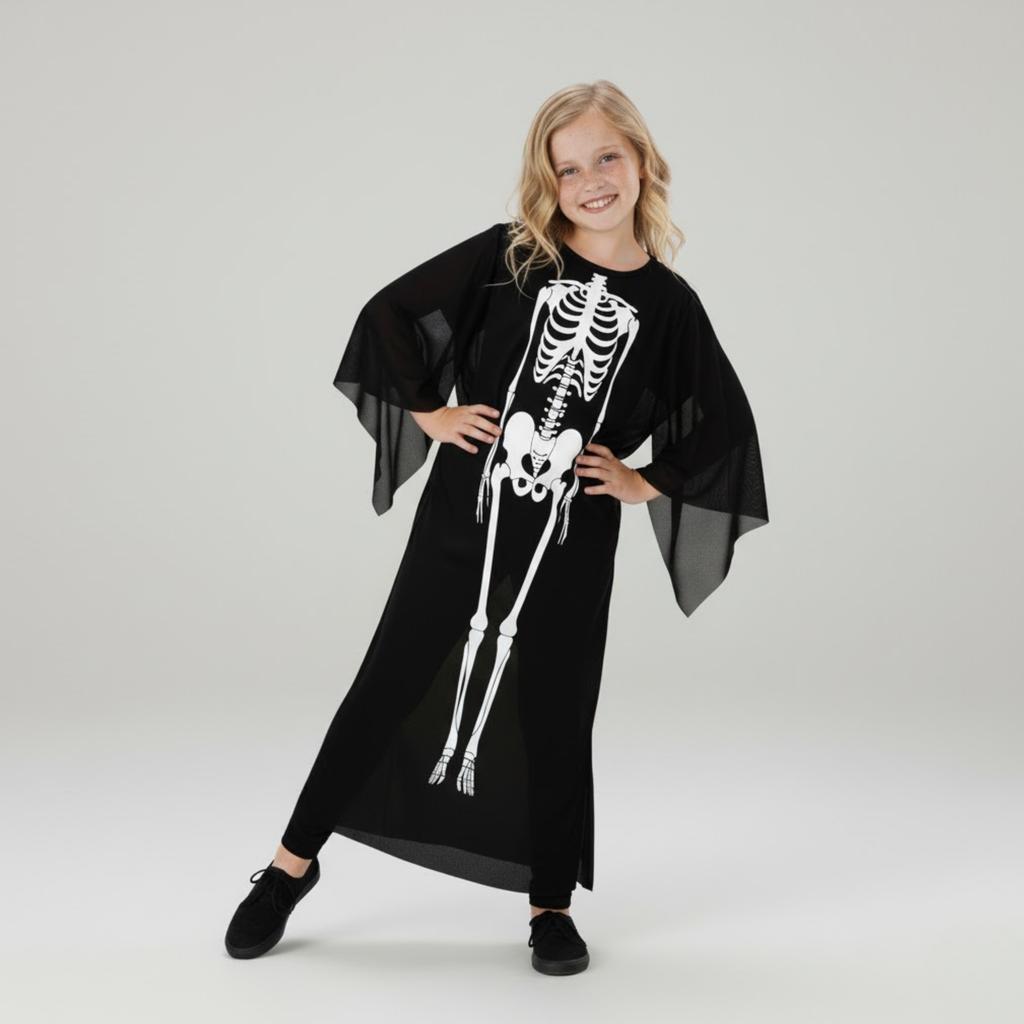 Dětský kostým na Halloween kostlivec