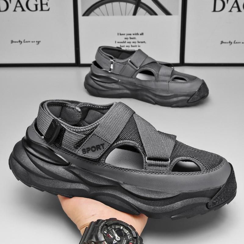Men Sandals Summer Leisure Beach Holiday Sandals Men Shoes  New Outdoor Sneakers Male Retro Comfortable Casual Sandals Men