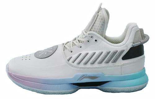 Li Ning Way Of Wade 7 Cotton Candy Abrasion Resistant Breathable Low Top Basketball Shoes Women's White ABAN135-5