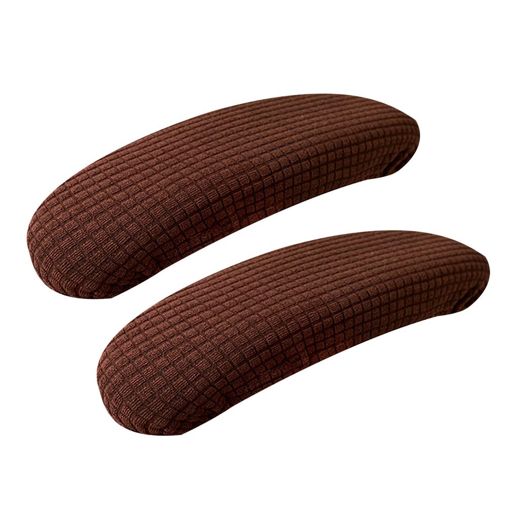 Pack of 2 Armrest Protectors with Elastic Band for Secure Installation on Various Office Chairs Providing