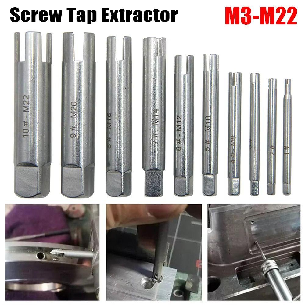 1Pcs Wrench Drill Bit Broken Tap Extractor Screw Bolt Remover Tap Remover Tool
