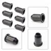 6Pcsset Guitar String Caps Mounting Buckle Through Body Ferrules Guitar String Ferrules Bushing For Electrical Guitars
