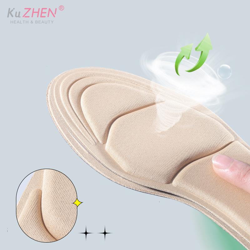 1Pair Sponge Memory Foam Insole Pad Inserts Heel Post Back Breathable Anti-slip For High Heel Shoe Insert Protector Shoes Insole