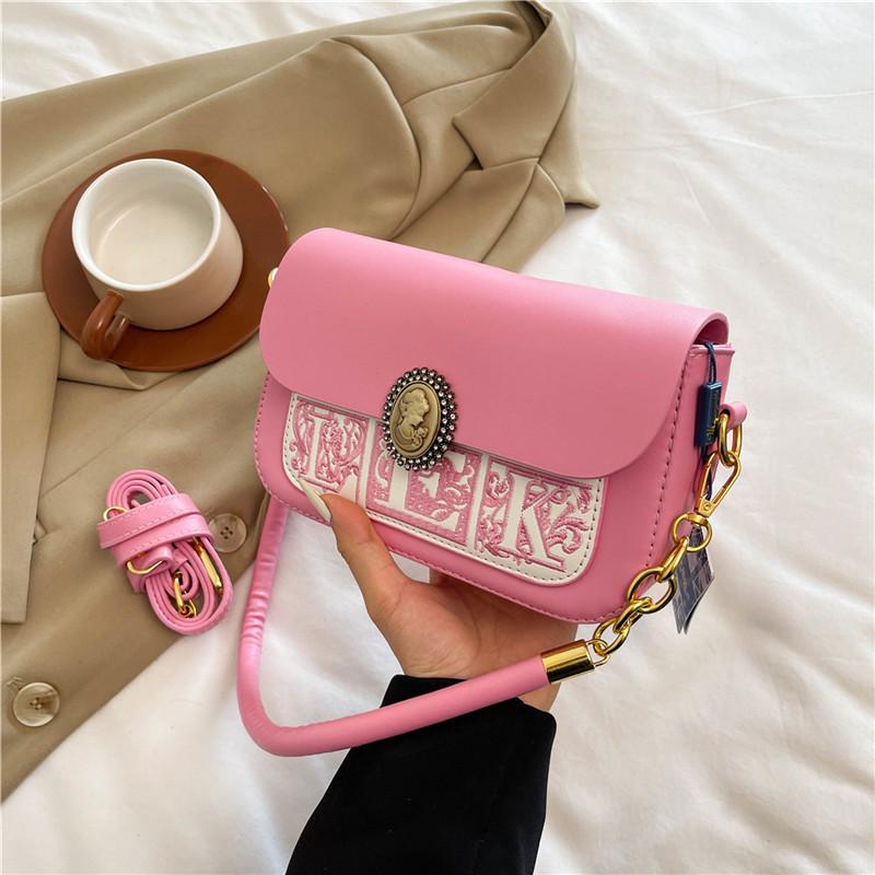 Chic Women's Crossbody Bag - Versatile Square Shoulder Bag with Chain for Autumn