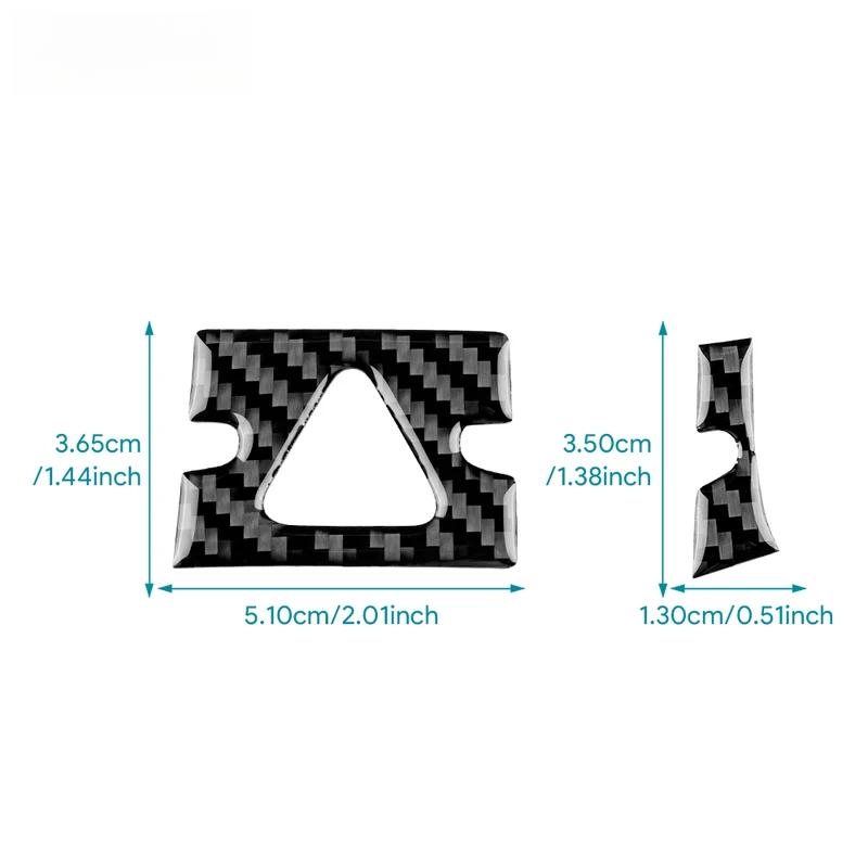Real Soft Carbon Fiber Sticker For Kia Sportage NQ5 2022 2023 2024 2025 LHD RHD Car Warning Light Trim Interior Accessories.