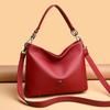 Women's messenger bag women's new fashion versatile hand bag large capacity soft leather shoulder mother bag