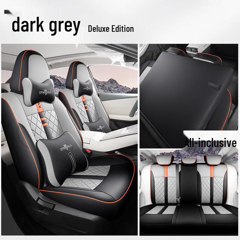 Universal Full Leather Car Seat Cushion for Aion SMAX - All-Season Comfort
