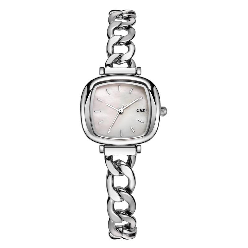 High Value Blush Women S Watch Niche High-End Oval Watch Women S Light Luxury Fritillary Quartz Watch