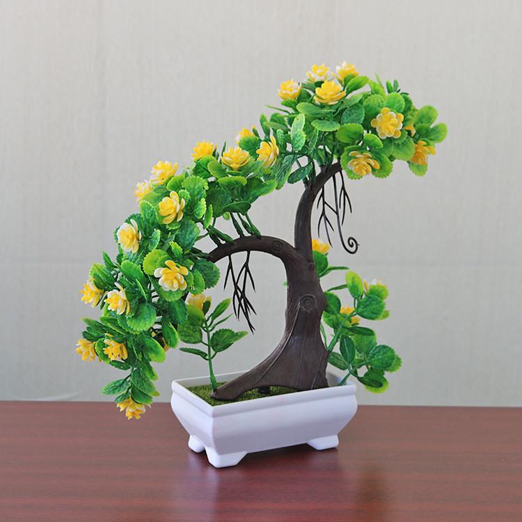 Camellia Japonica Rose Artificial Plant With Plastic Material For Home Decor And Table Centerpiece