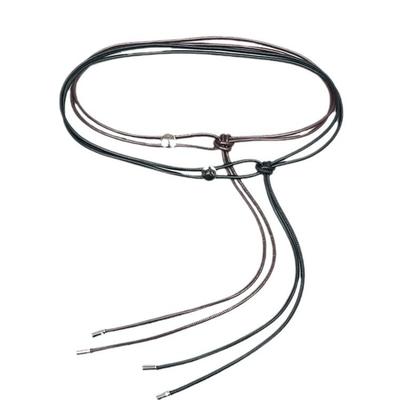 New Soft Knotted Thin Waistband for Women's Dress with Simple and Versatile Belt Decoration, Waist Rope with Dress Leather Rope