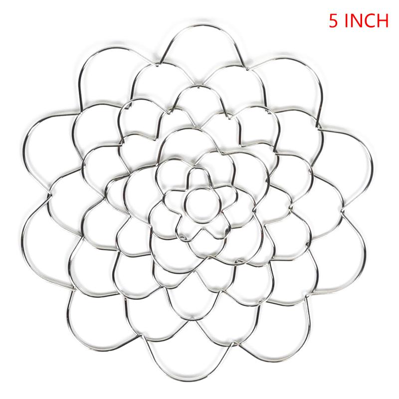 Blumensteckhalter, Wiederverwendbares Blumengitter, Blumenigel, Draht-Arrangierhilfe, Twist für Vase, Blumenstiele, Sträuße, Pflanzenfixierung