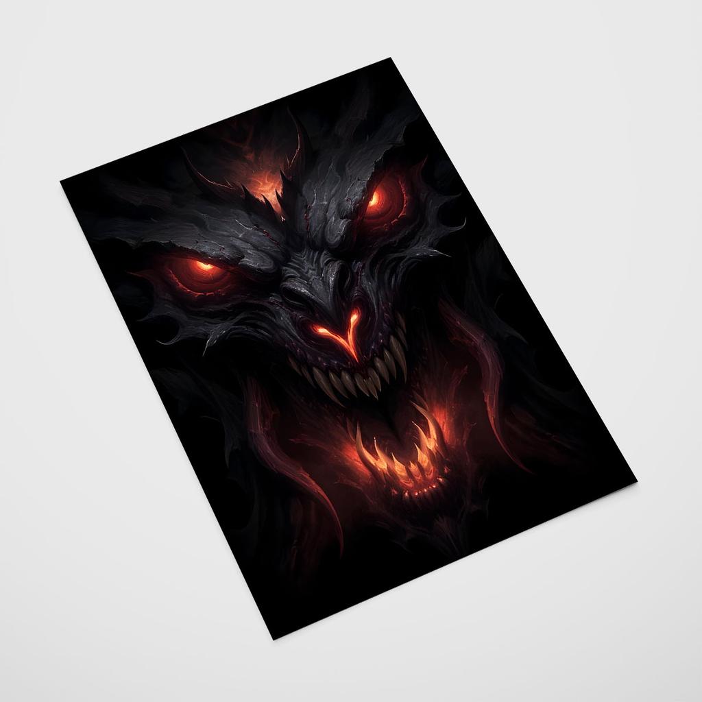 Poster Dragon Devil Diablo