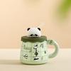 Mug Ceramic Cup Creative Cartoon Water Cup Office Coffee Cup Souvenir Panda with Lid Straw Cup