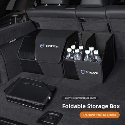 Folding Car Trunk Organizer Box Storage Bag Tools Tidying For C30 XC90 XC40 SC60 C60 190h V70 S80 V40 XC S60 V60 V50 R V90