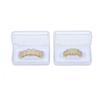 European Hot Selling Six-Tooth Zirconia Vampire Fangs Grill Set for Hip Hop Christmas Parties