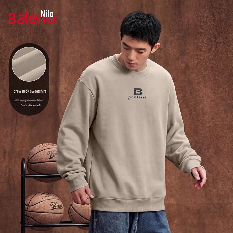 

Baleno Men s Letter Pattern Loose Fit Crew Neck Sweatshirt M