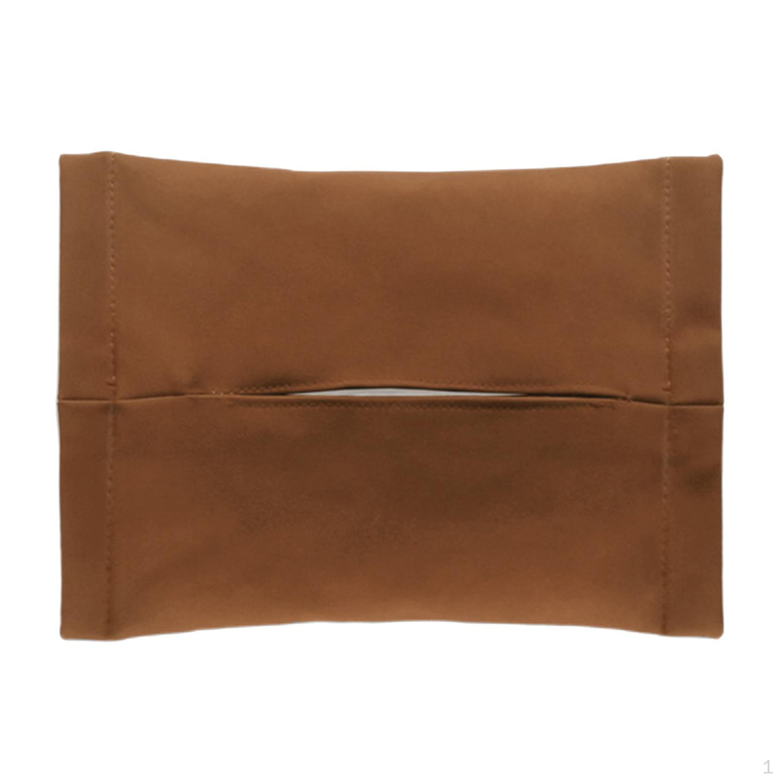 

Automobile Holder Tissue Bag /Y ,for , Screen Interior Paper Storage Easy to Clean коричневий