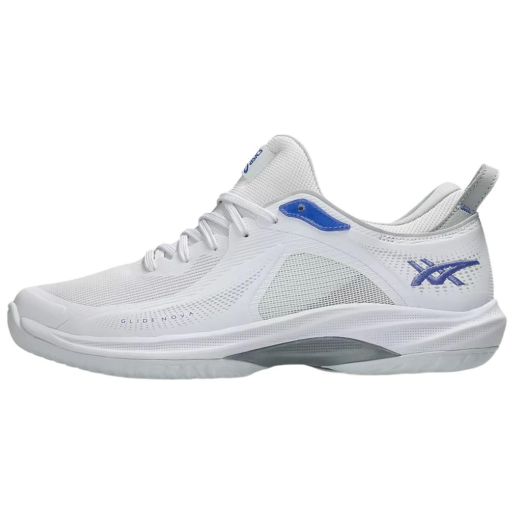 

ASICS Glide Nova FF 4 Basketball Shoes Unisex White Blue Sneakers 1063A105-100 44