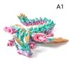 Dragon Zburător Articulat Imprimat 3D Dragon Stil Occidental Articulație Mobilă Model Dragon Ornament Artizanal pentru Birou Acasă