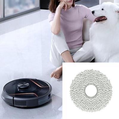 8PCS Sweeping Robot Mop Cloth Spare Part Sweeping Robot Replacement Cloths Mopping Pads Microfiber Material for T30Pro