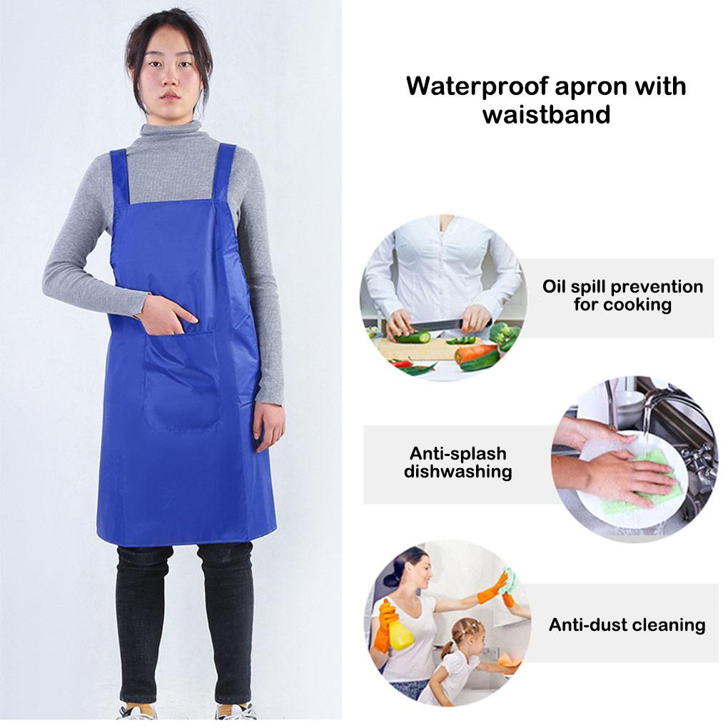 Zástěra Plná Nová Kuchyň Kuchař Bez rukávů Nastavitelná Zástěry Čištění Čisticí Pomocník Muži Vaření Univerzální Tesařství