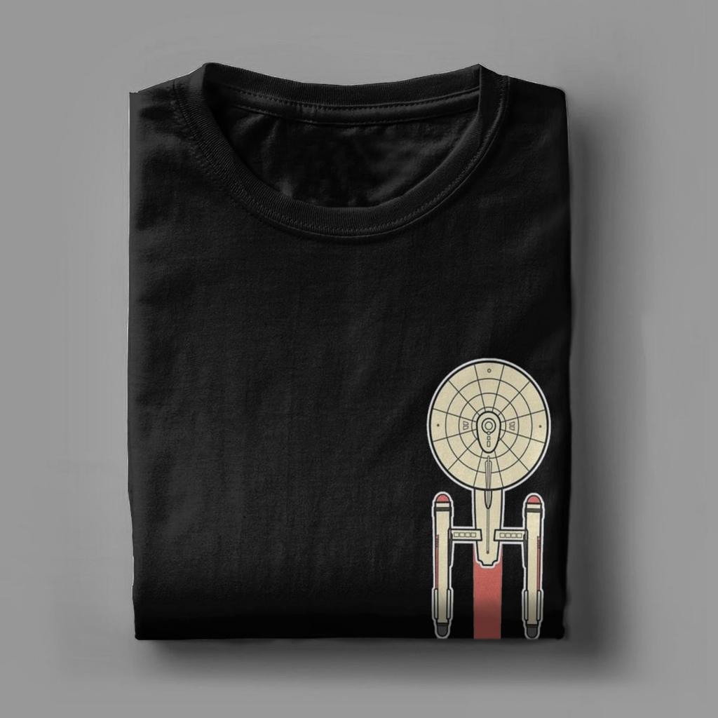 USSed Enterprise Star Treks T-Shirts Herren Baumwolle Vintage T-Shirts Rundhals T-Shirts Kurzarm Tops Geschenkidee