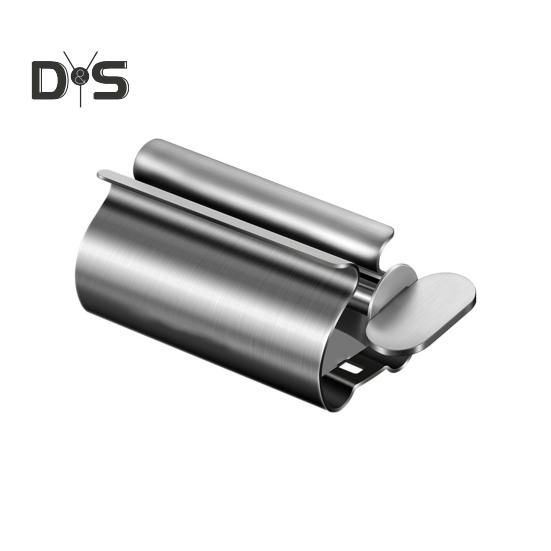 Stainless Steel Toothpaste Squeezer Compact Design Reusable Multifunctional Metal Toothpaste Tube Wringer Seat Holder Stand