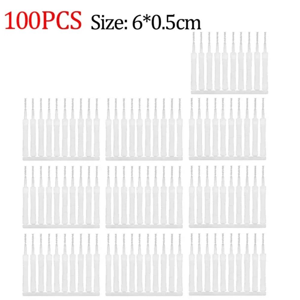 

50/1 шт. нейлоновая щетка для чистки душа, противозасоряющаяся щетка для насадки для душа, очиститель компьютерной клавиатуры, инструменты для чистки отверстий для телефона 100PCS