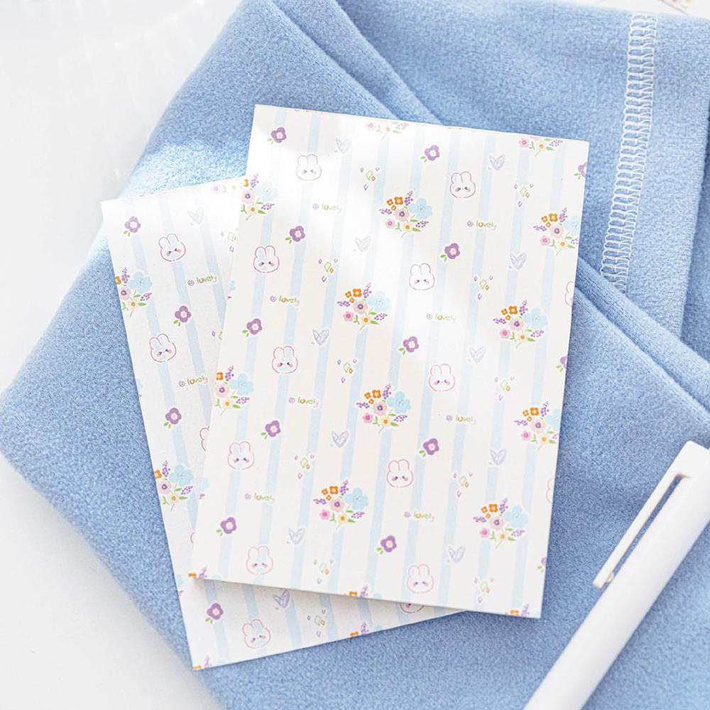 80 sheets Fragmented pastoral style sticky note paper, European and American floral style hand tent base material