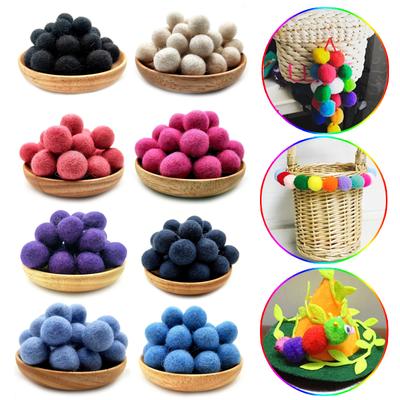 10 Stück Flauschige Weiche Pompon-Kugel für DIY Handgemachtes Handwerk Plüsch Pompons Hochzeit Weihnachten Kindergeschenke Heimdekoration Nähzubehör