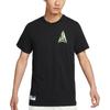 Nike Printed Round Neck Casual Short Sleeve T-Shirt Men Tops Black FQ4911-010