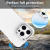For iPhone 15 Pro Case Frameless Ultra Thin TPU + PET Phone Cover Reinforced Corners