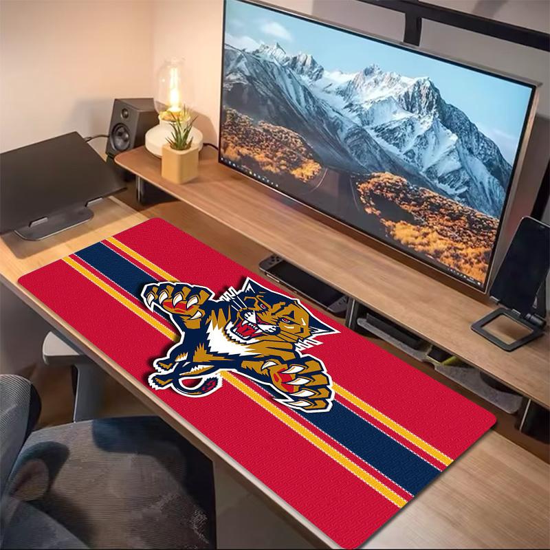 Florida Panthers Print  Cushion Non-slip Laptop Tablet Big Mousepad XXL Mat Mini PC Playmat With Lock edge