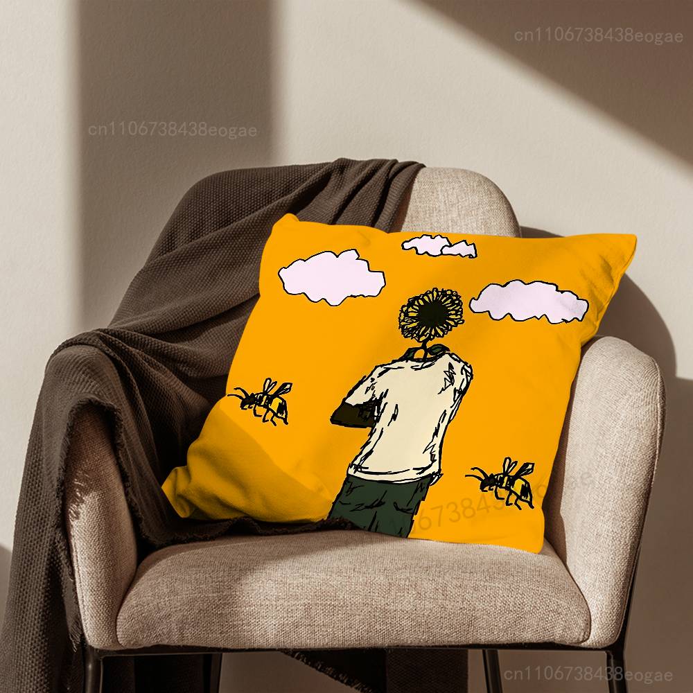 Rapper T-Tyler Funny Art  Throw Pillow Case For 45*45cm,55*55cm,30*30cm For Home Bedroom Decoration And Protector