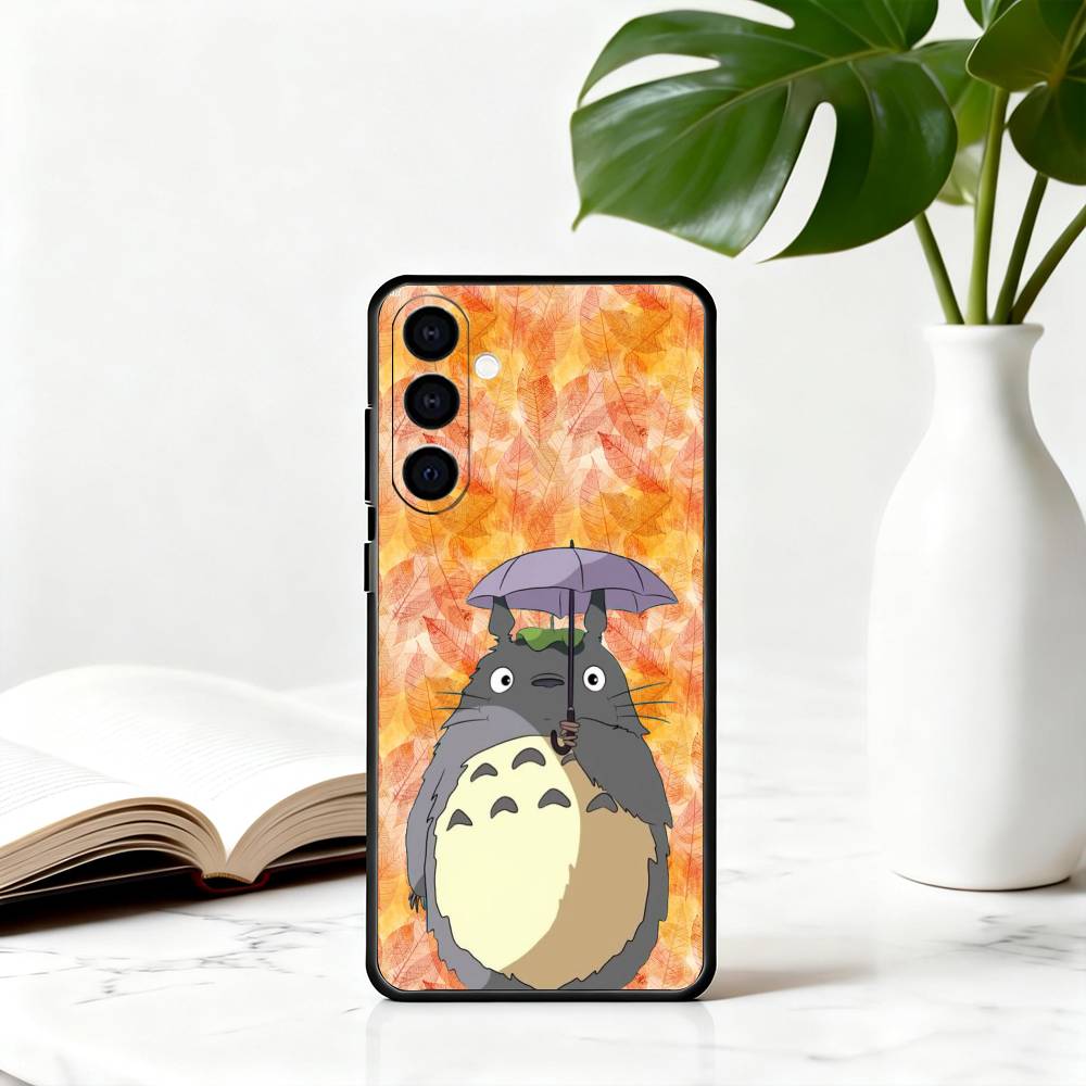

Cute fat cat T-Totoro-ct Phone Case For Samsung Galaxy A73,A72,A71,A70,A53,A52,A51,Others Soft Black Cover Samsung a21