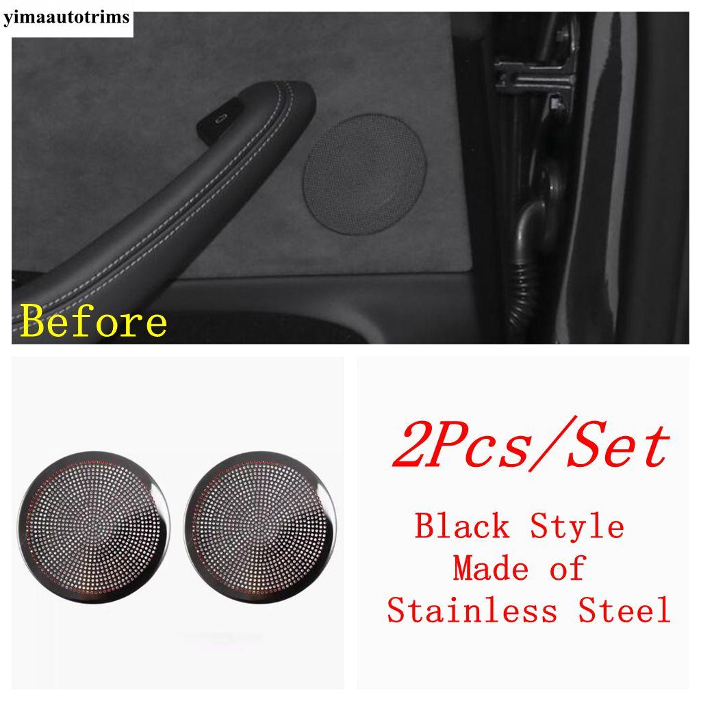 Pillar A Speaker / Front Rear Door Stereo Speaker Audio Loudspeaker Sound Frame Cover Trim Accessories For Tesla Model 3 2024