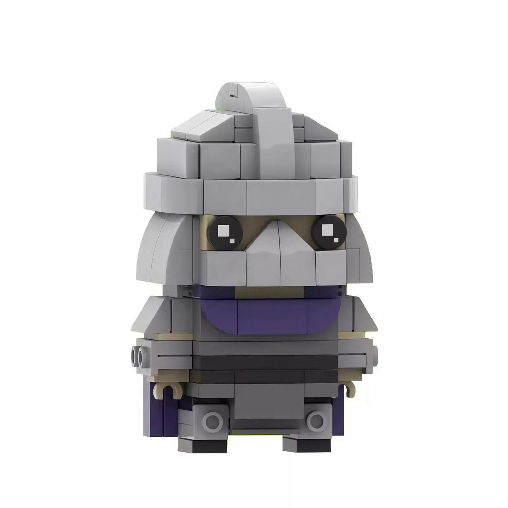 MOC Animated Movie Figures Turtle Mecha Model 1987 Violent Tortoise Warrior Mini Doll Building Block Kid Toy Adult Birthday Gift