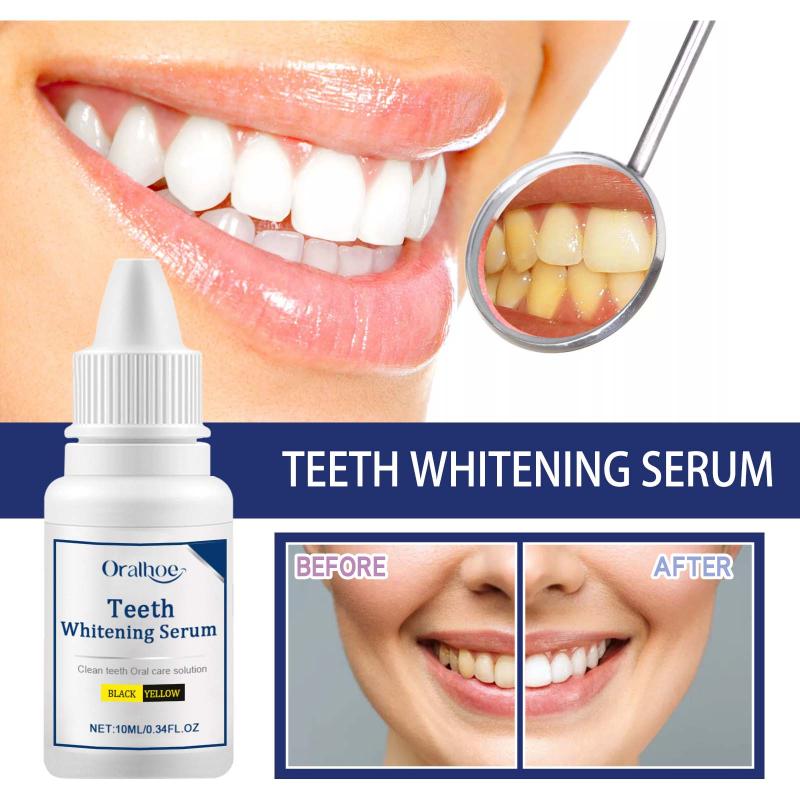 

Cleaning Tooth Whitening Serum Remove Plaque White Teeth Gel Teeth Yellow Stains Toothpaste Fresh Breath Oral Hygiene Care one size
