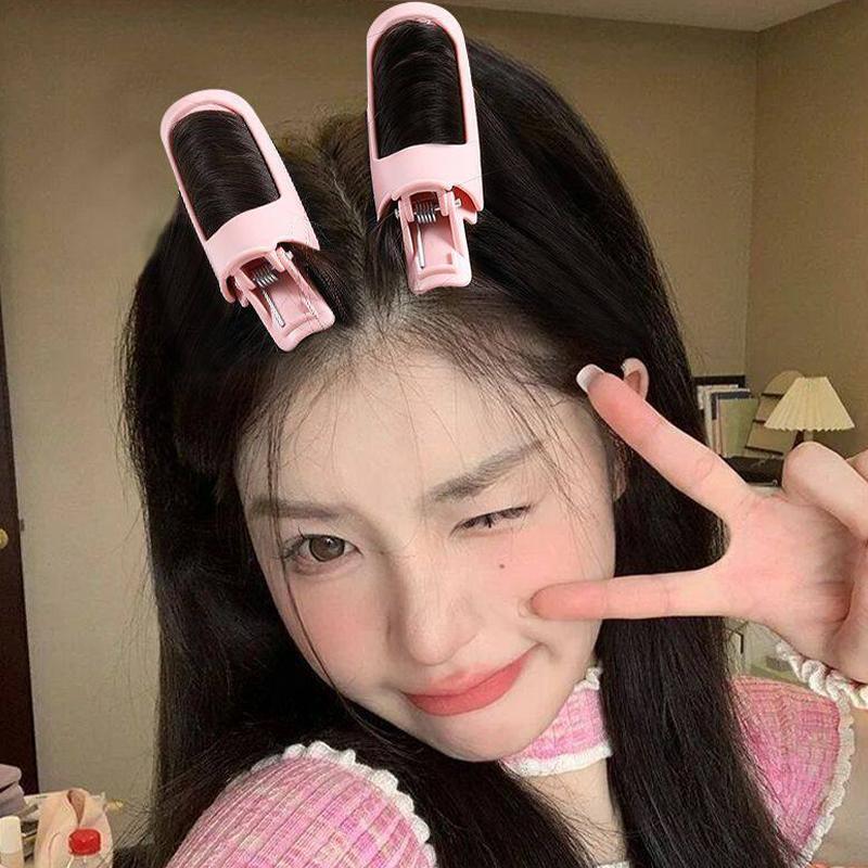 Fluffy Hairpin Curling Bangs Clips Hair Roots Volumizing Hair Clips Women Curling Fixed Shape Clips Volume Hair Roller