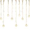 Solar Snowflake String Lights for Indoor & Outdoor Decorations