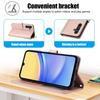 PU Leather Case for Samsung Galaxy A17 5G/A17 4G/A26 5G Stand View Phone Wallet Cover with Hand Strap