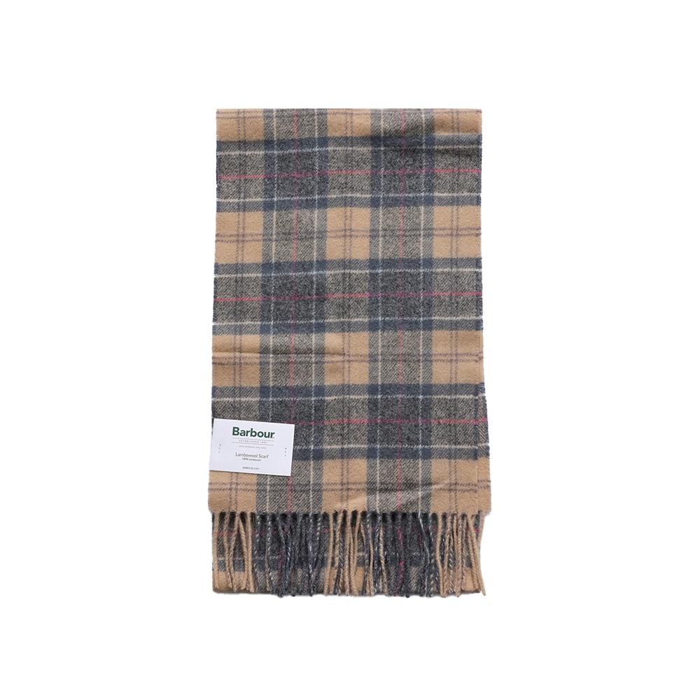 Barbour Usc0001 Tn31 Tartan Check Fringe Muffler USC0001 TN31