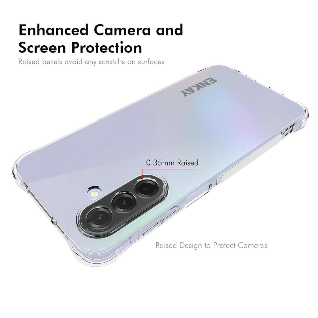 For Samsung Galaxy A17 5G/A17 4G/A26 5G/A16 5G/A16 4G Clear Phone Case ENKAY HAT PRINCE Shockproof Anti-slip TPU Cover