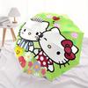 1pc Hello Kitty Spring Flowers Umbrella with Plastic Handle,Suitable for All Seasons Home Travel Outdoor UmbrellaSanlio413