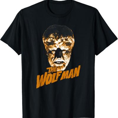The Wolf Man Dark Portrait T-Shirt
