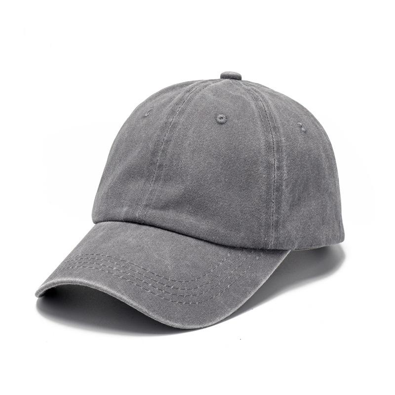 Men Women Washed Distressed Twill Cotton Baseball Cap Vintage Adjustable Dad Hat Fashionable Baseball Cap