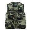Men's Casual Outdoor Unloadable Multifunctional Reporter Travel Photography Mesh Quick Drying Fishing Vest Men