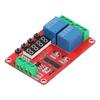 FRM02 Time Delay Relay Multi Function 5V/12V/24V Timing Relay Module 2-Channel LED Display 2-Channel Relay Module Smart Home