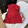 Premium Early Spring Red Outer Vest 2025 New Unique Chic Vest Top